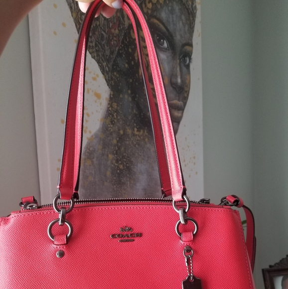 Coach Red Leather Crossbody - Picture 5 of 6